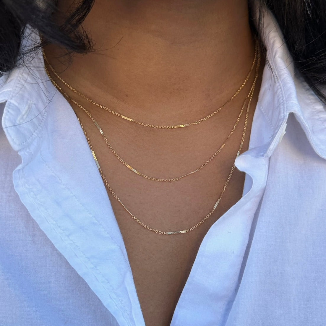 bar necklace