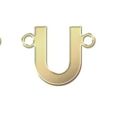 gold filled block initials