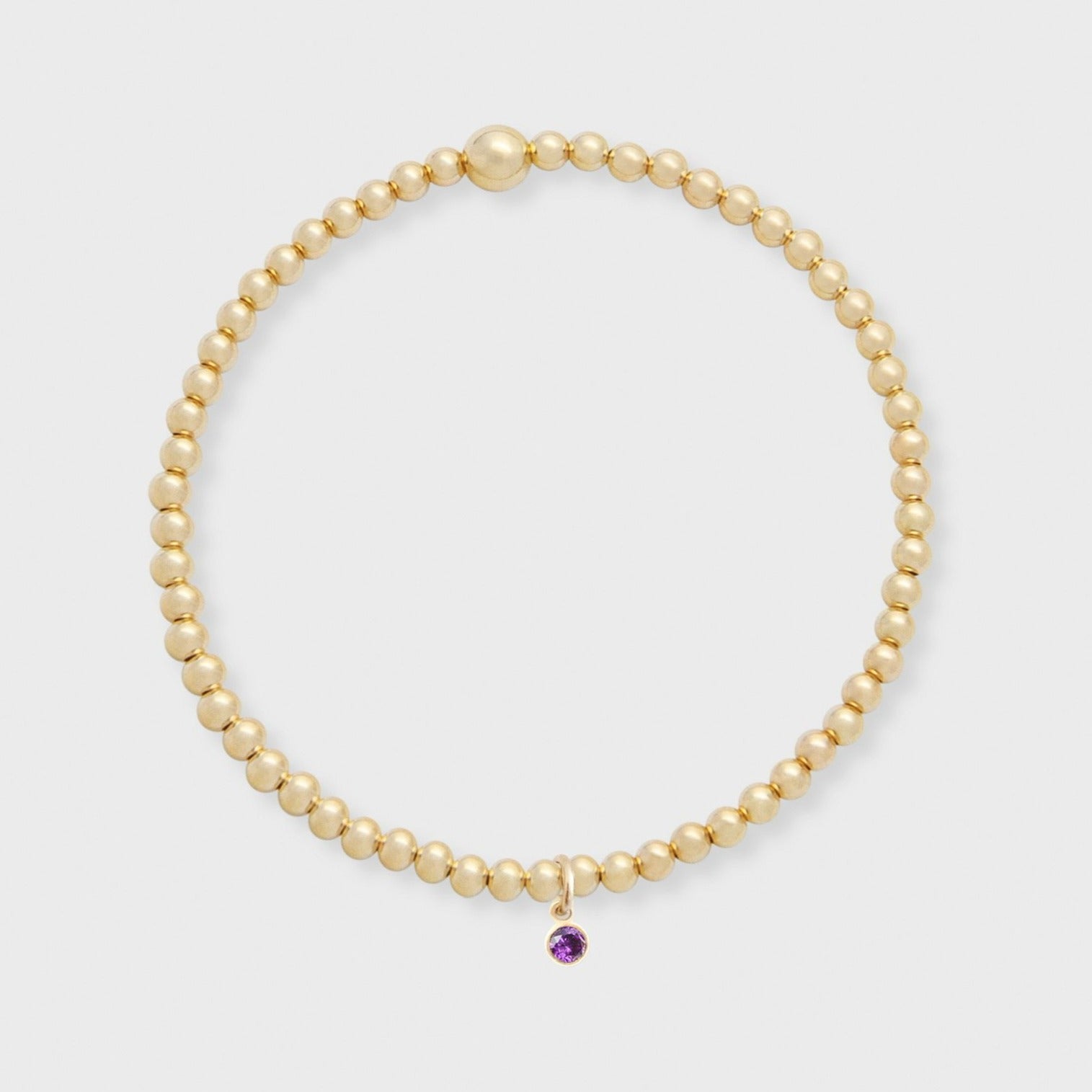 birthstone juno bracelet (3mm)