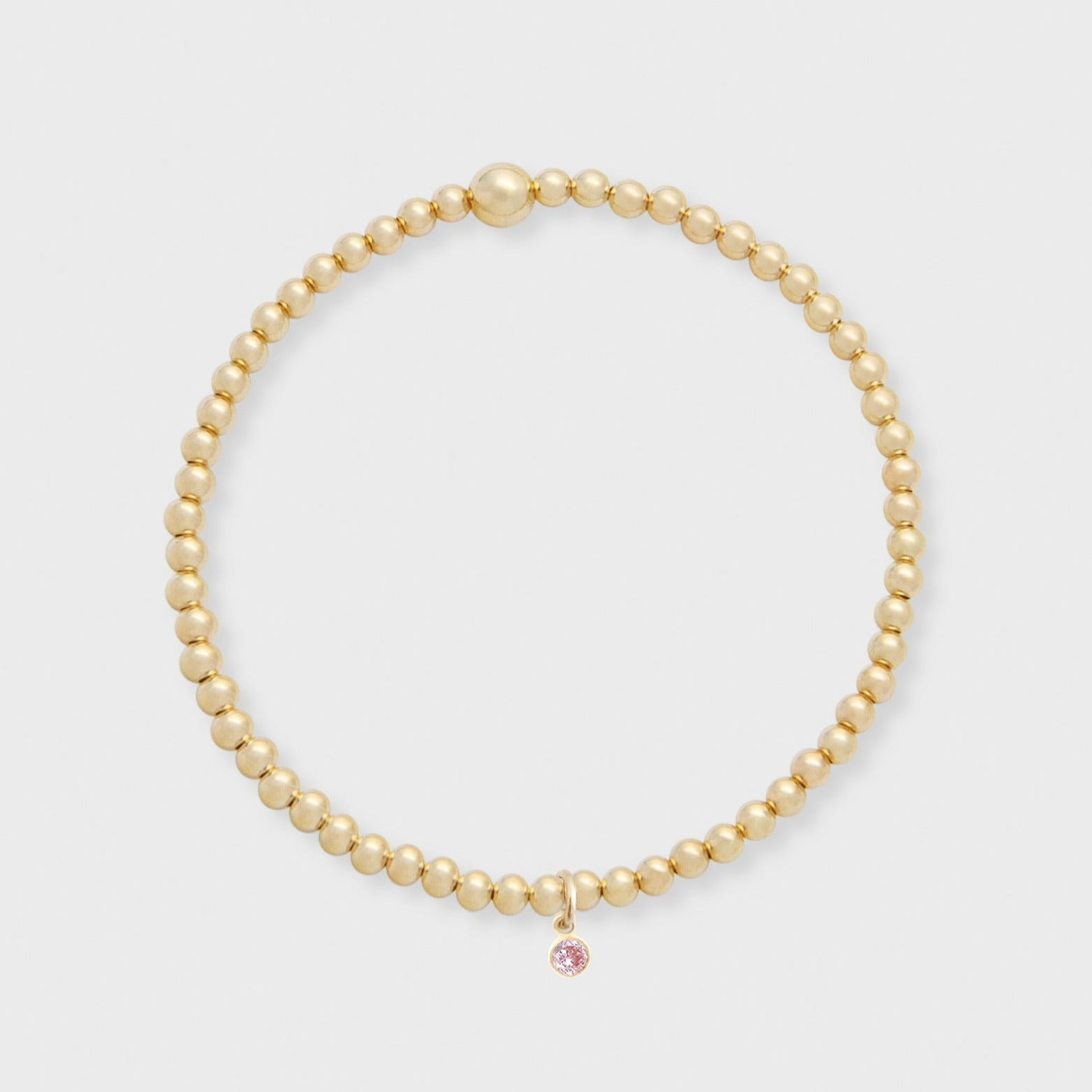 birthstone juno bracelet (3mm)