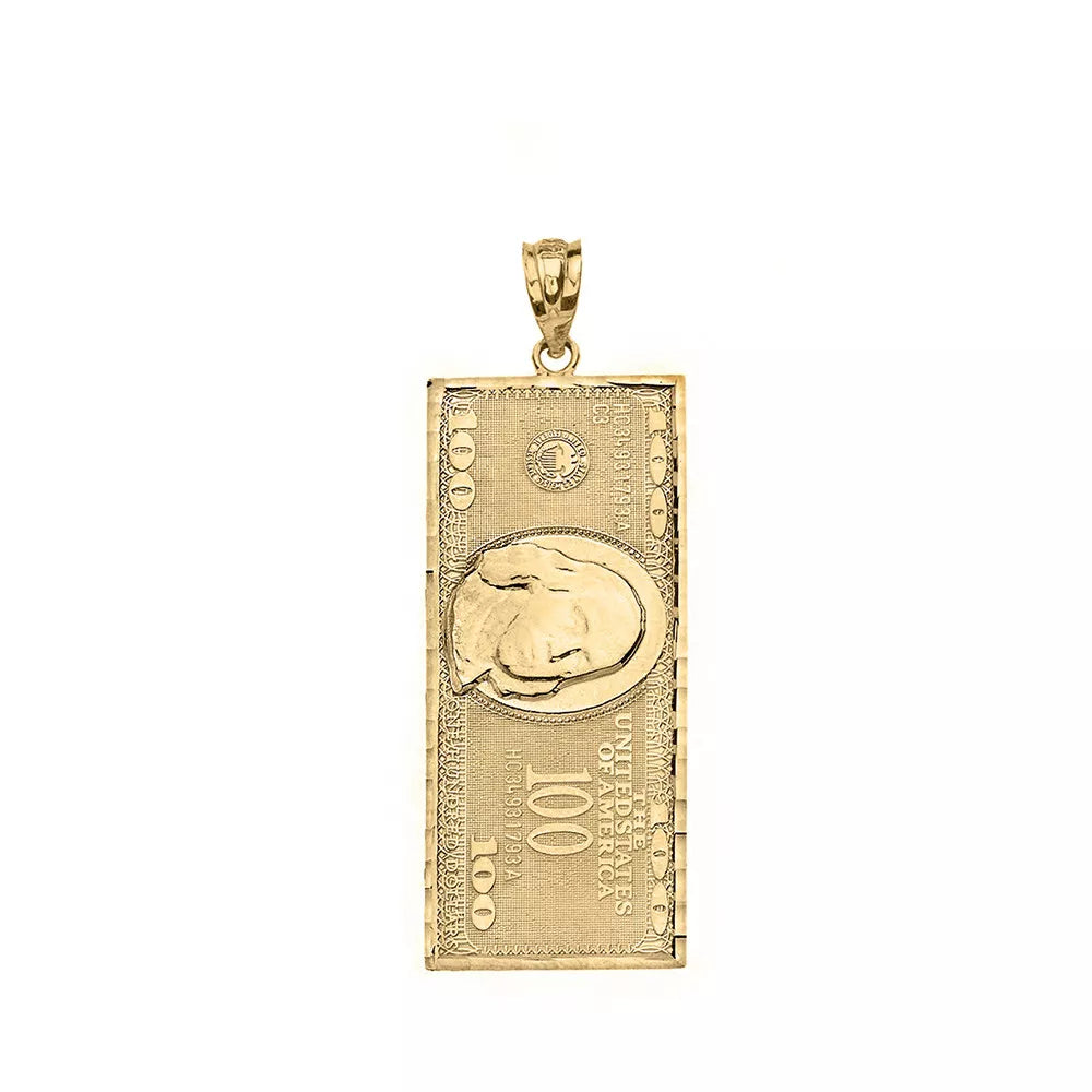 10K Gold Benjamin Franklin Charm