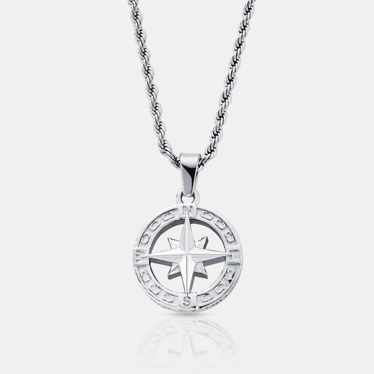 14K Gold North Star Pendant Necklace