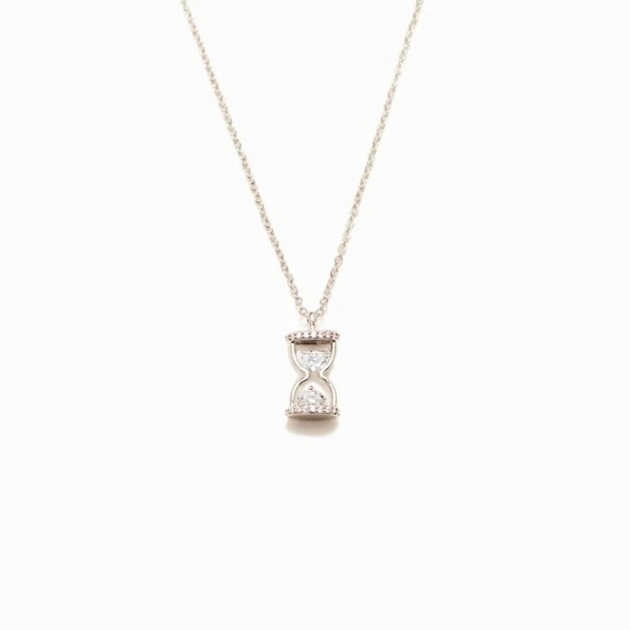 14K Gold Hourglass Necklace