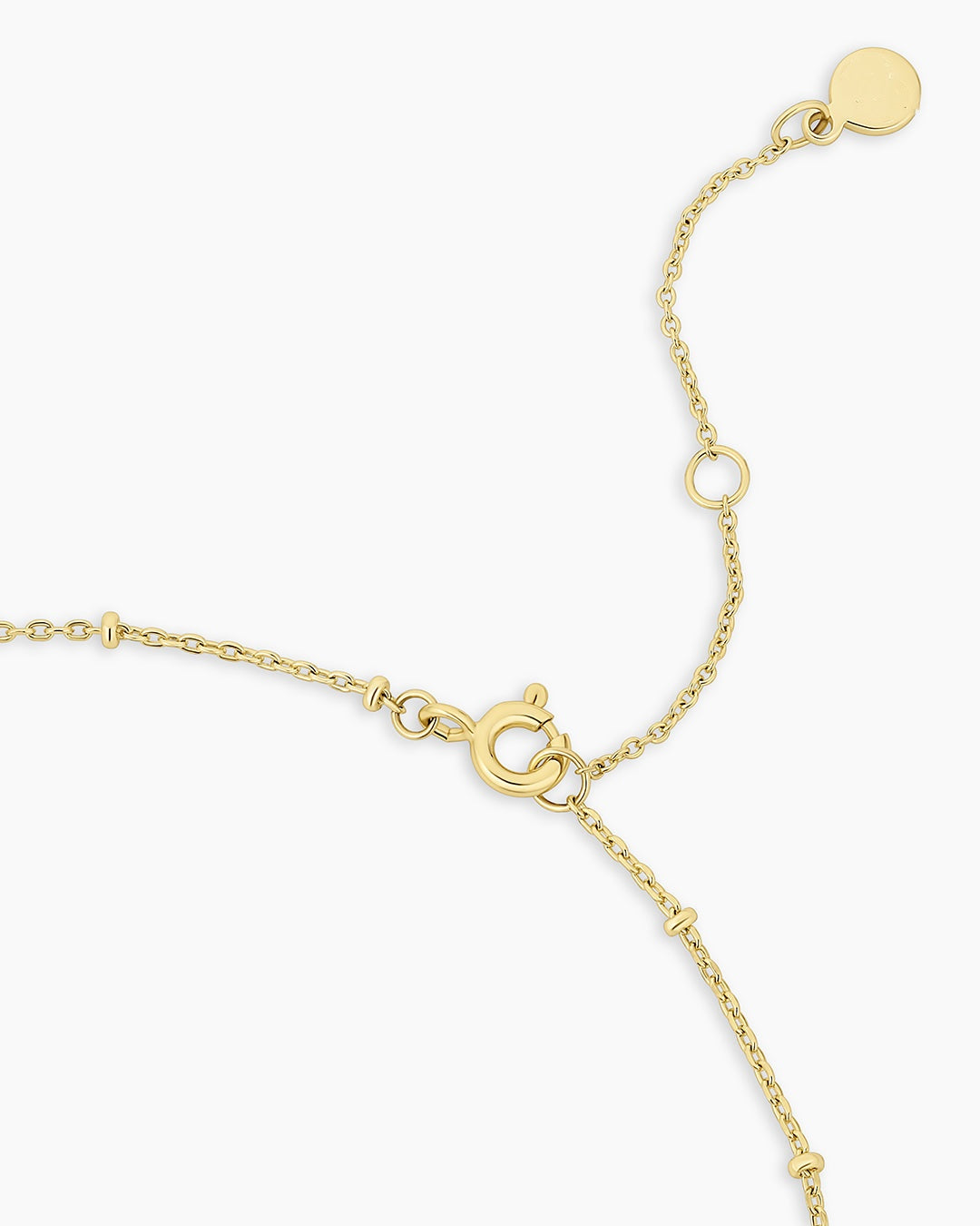 14k Gold Compass Coin Necklace