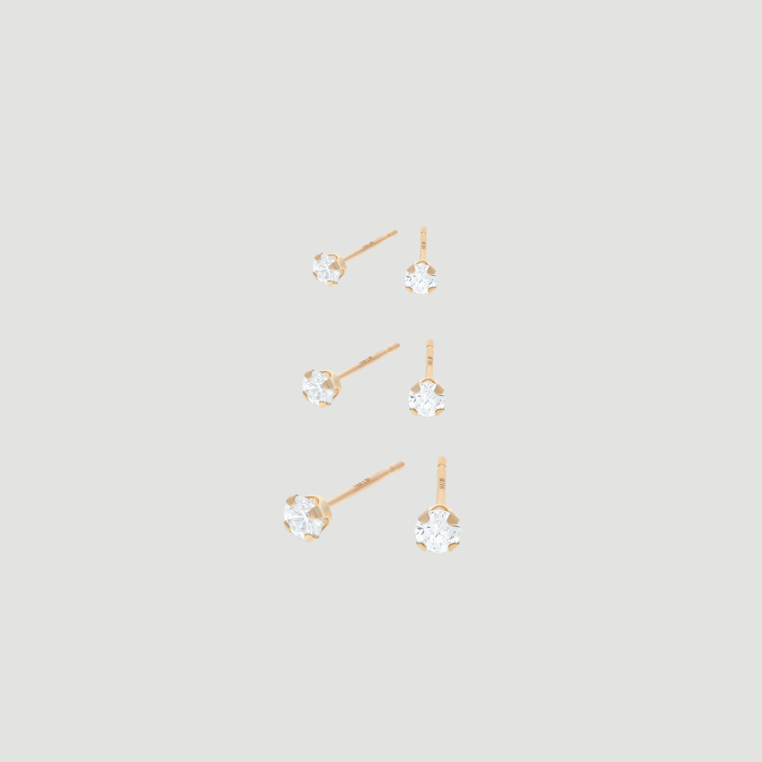 14k helen studs