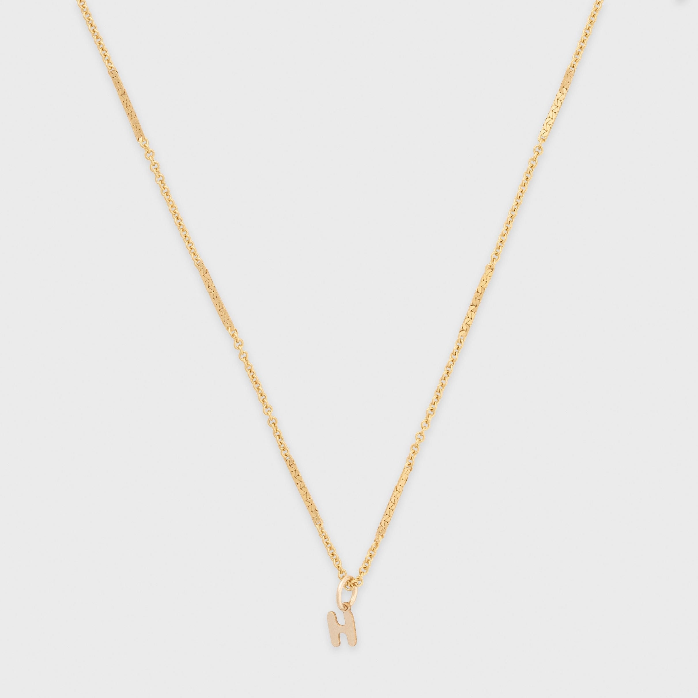cute initial necklace