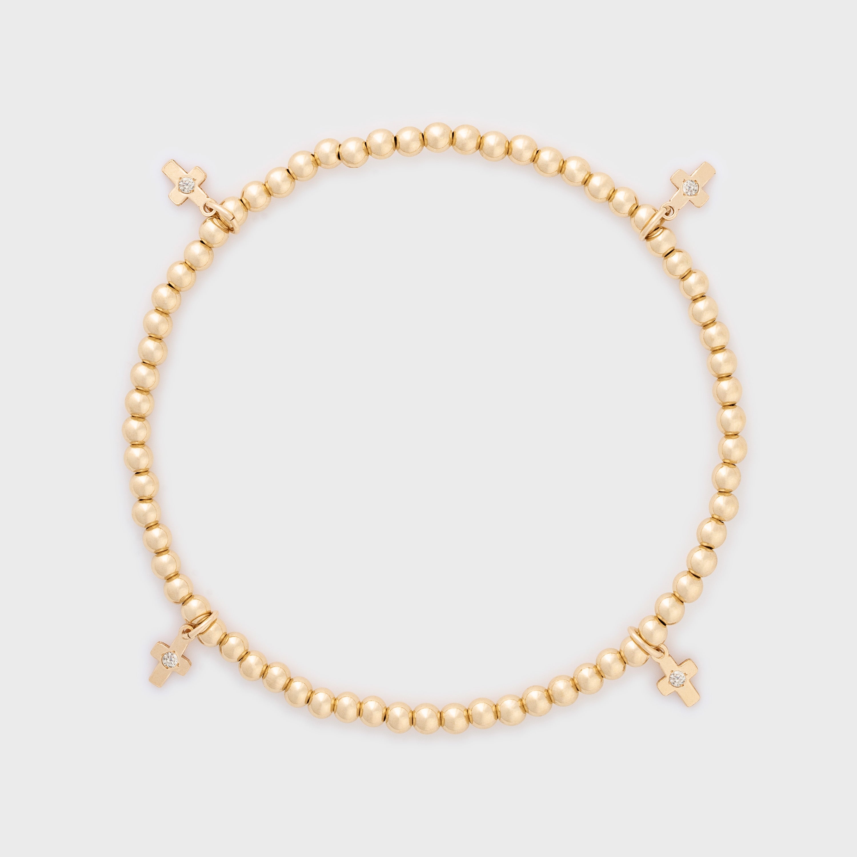 dainty cross juno bracelet (3mm)