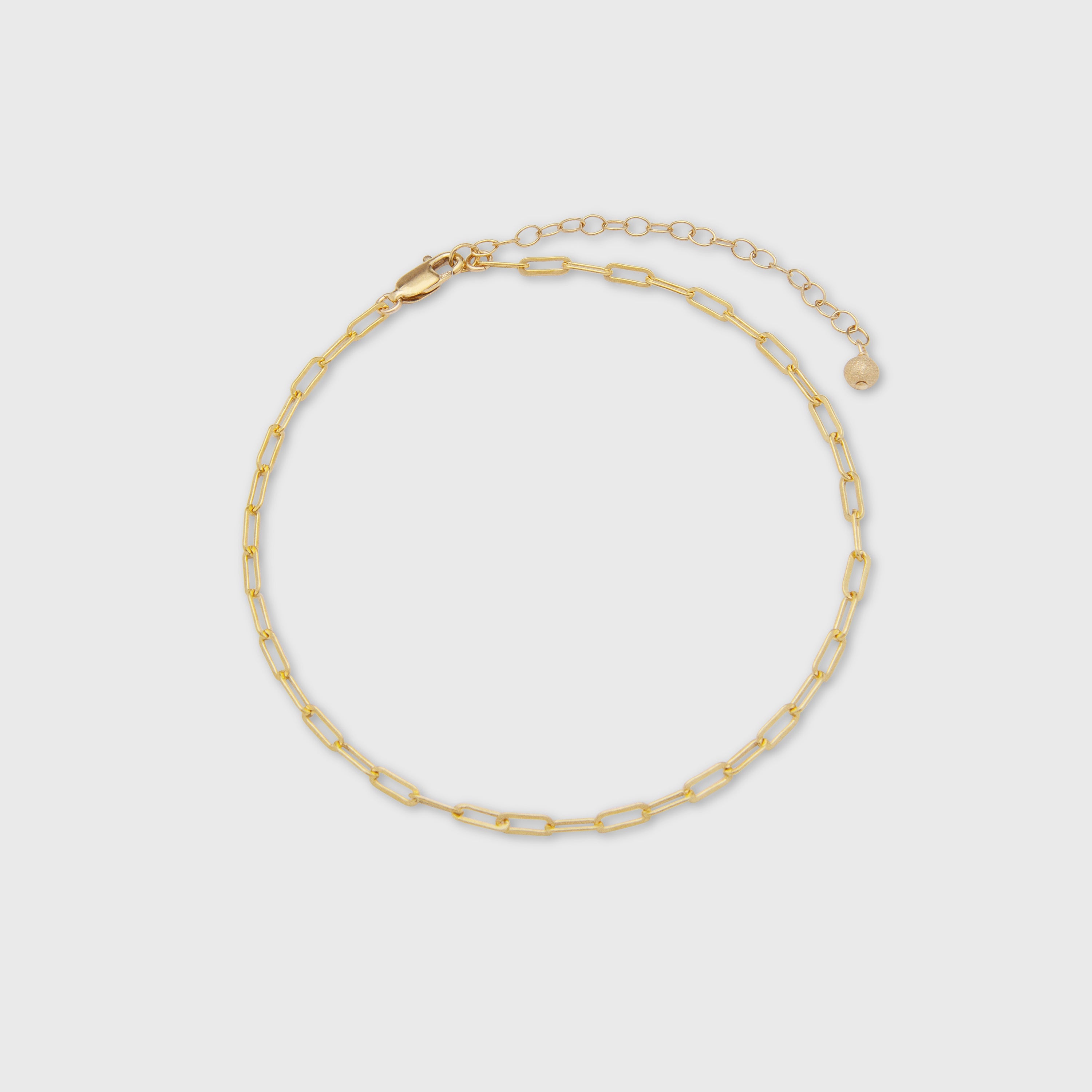 paperclip anklet