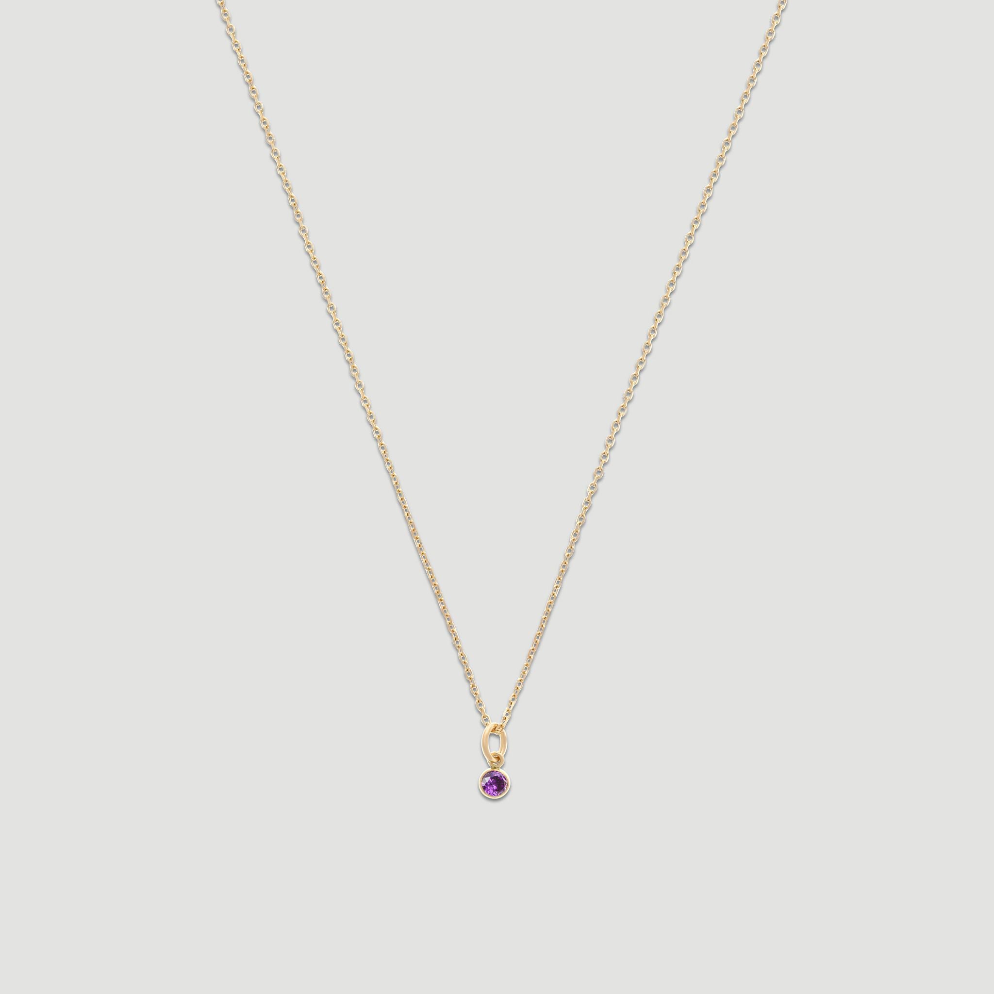 14k birthstone necklace (all 12 months)