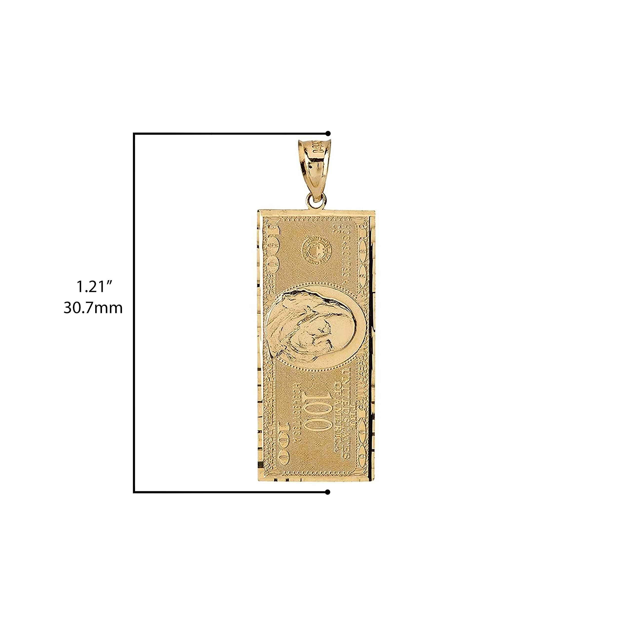 10K Gold Benjamin Franklin Charm