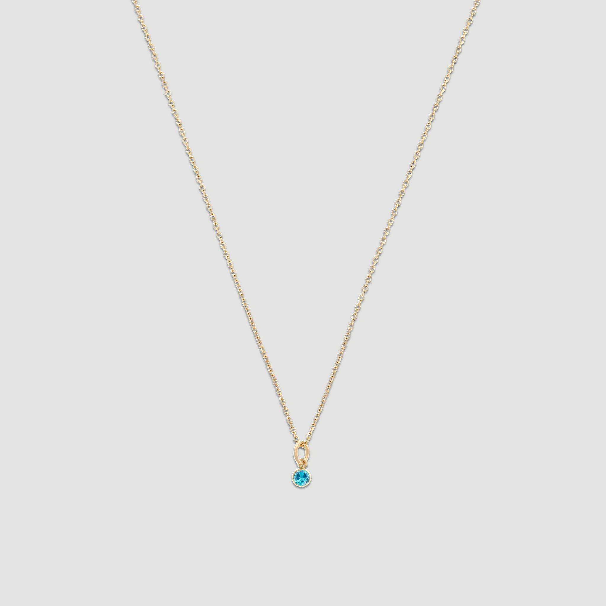14k birthstone necklace (all 12 months)
