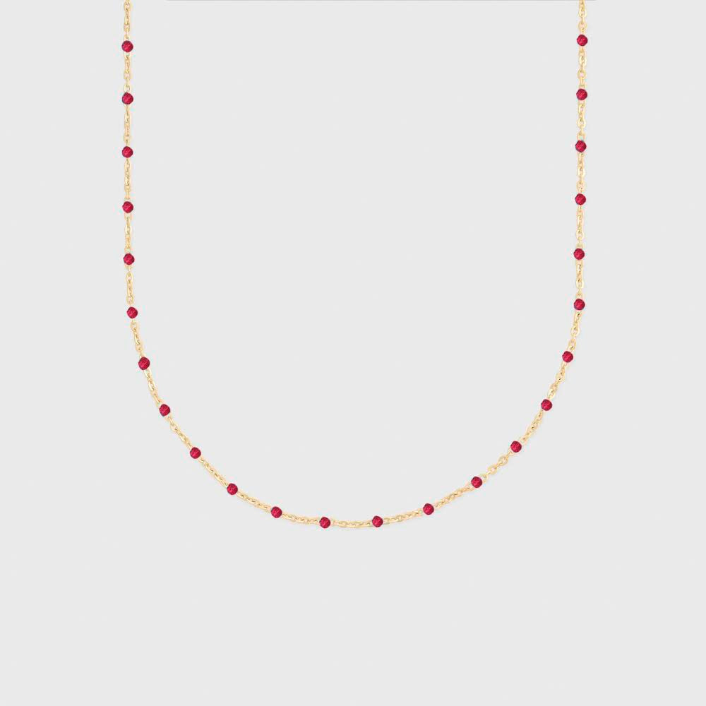 red daisy necklace