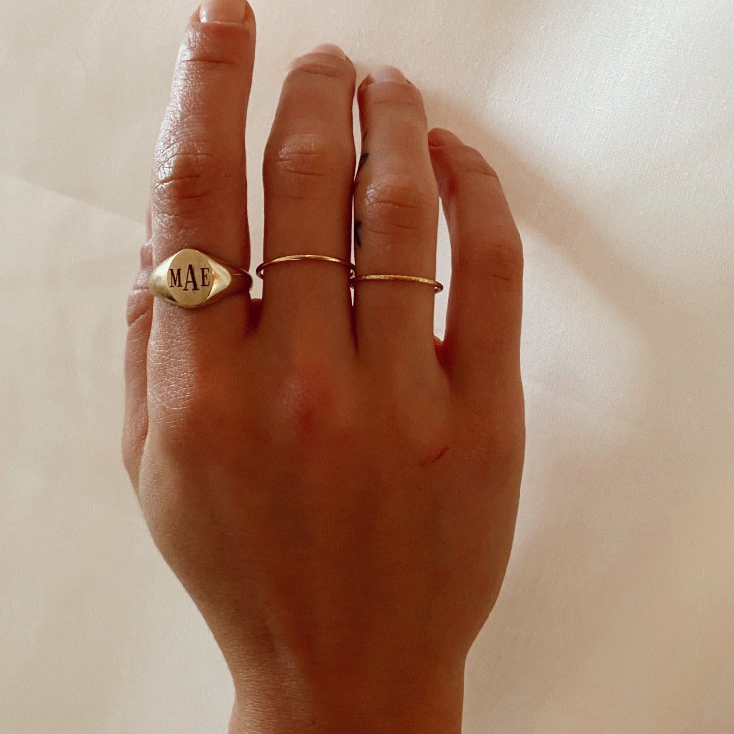14k meghan ring