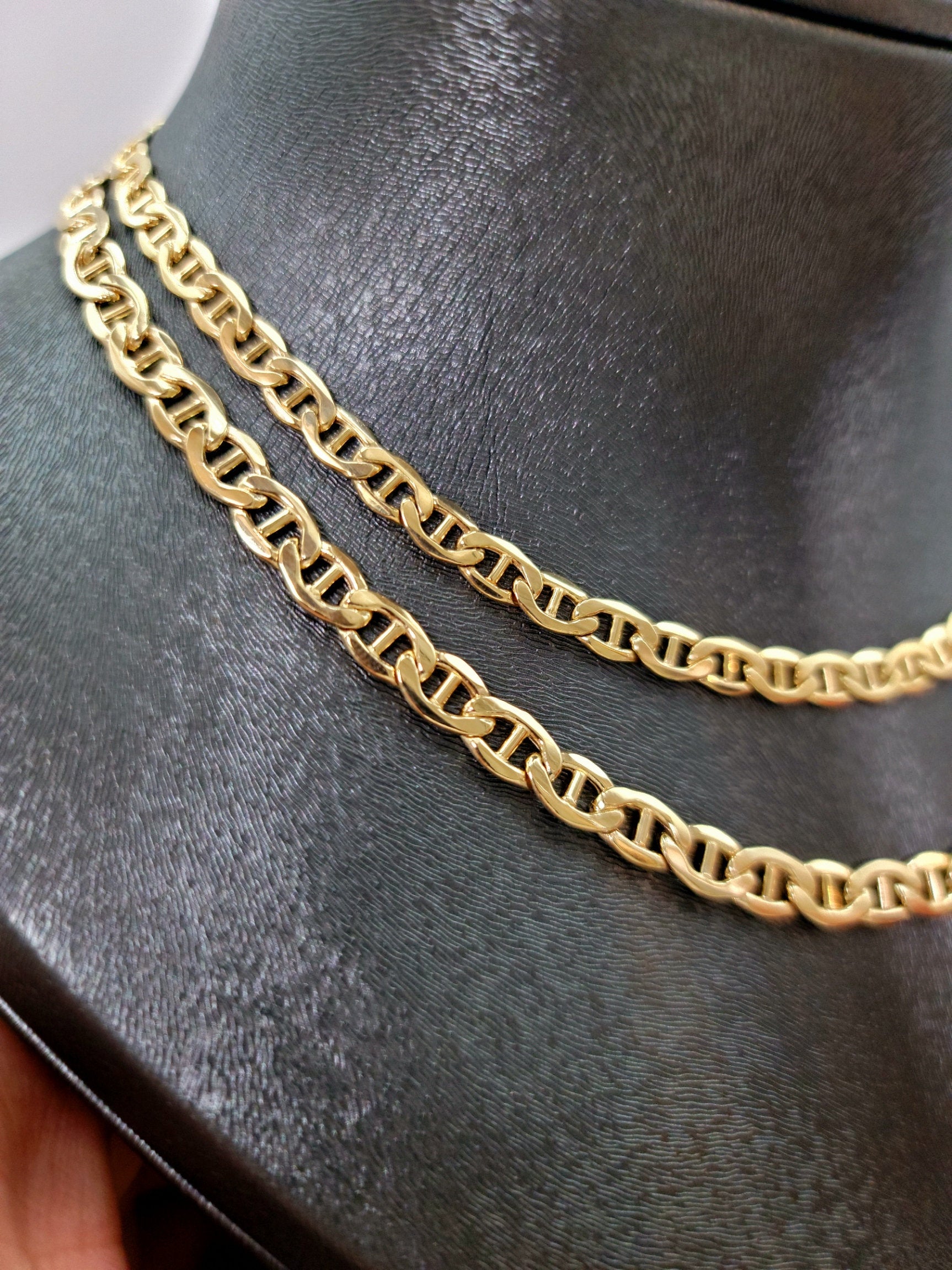 14K  Gold Tina Link Necklace