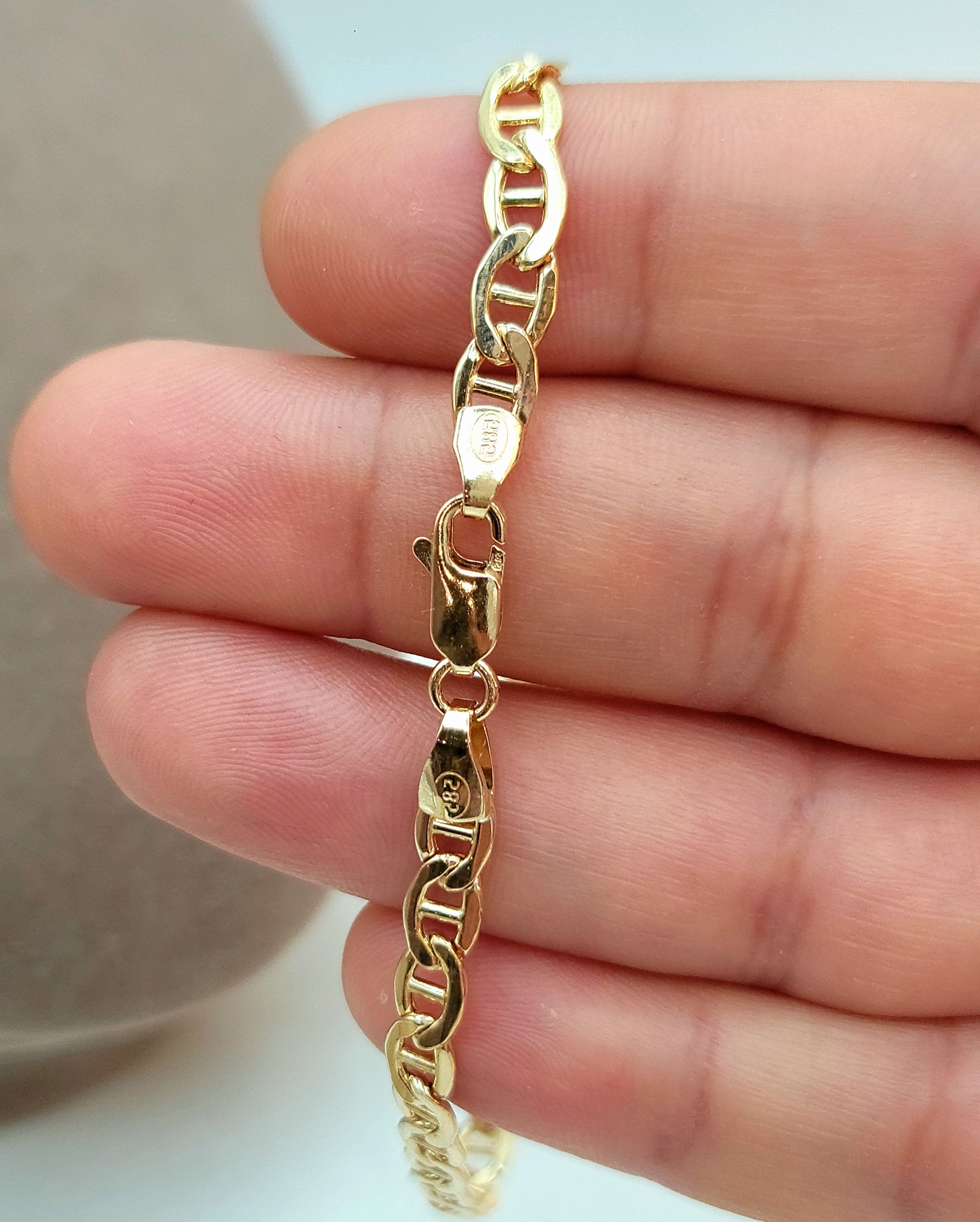 14K Gold Tina Link Bracelet