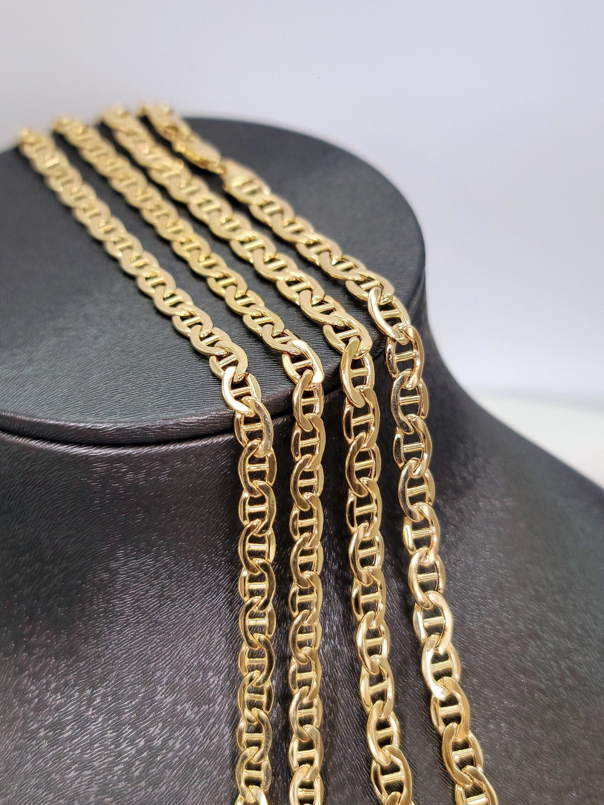 14K  Gold Tina Link Necklace
