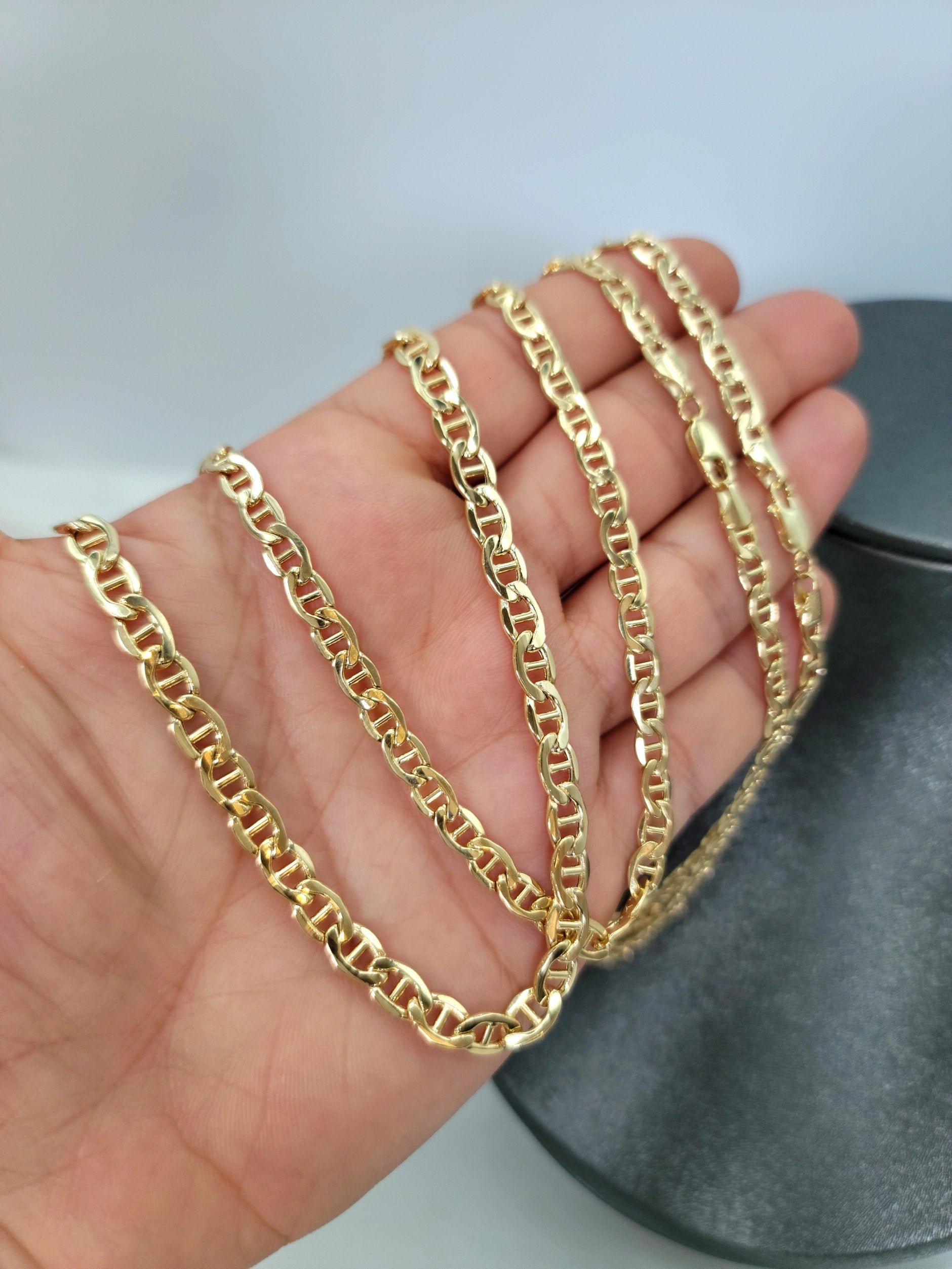 14K  Gold Tina Link Necklace