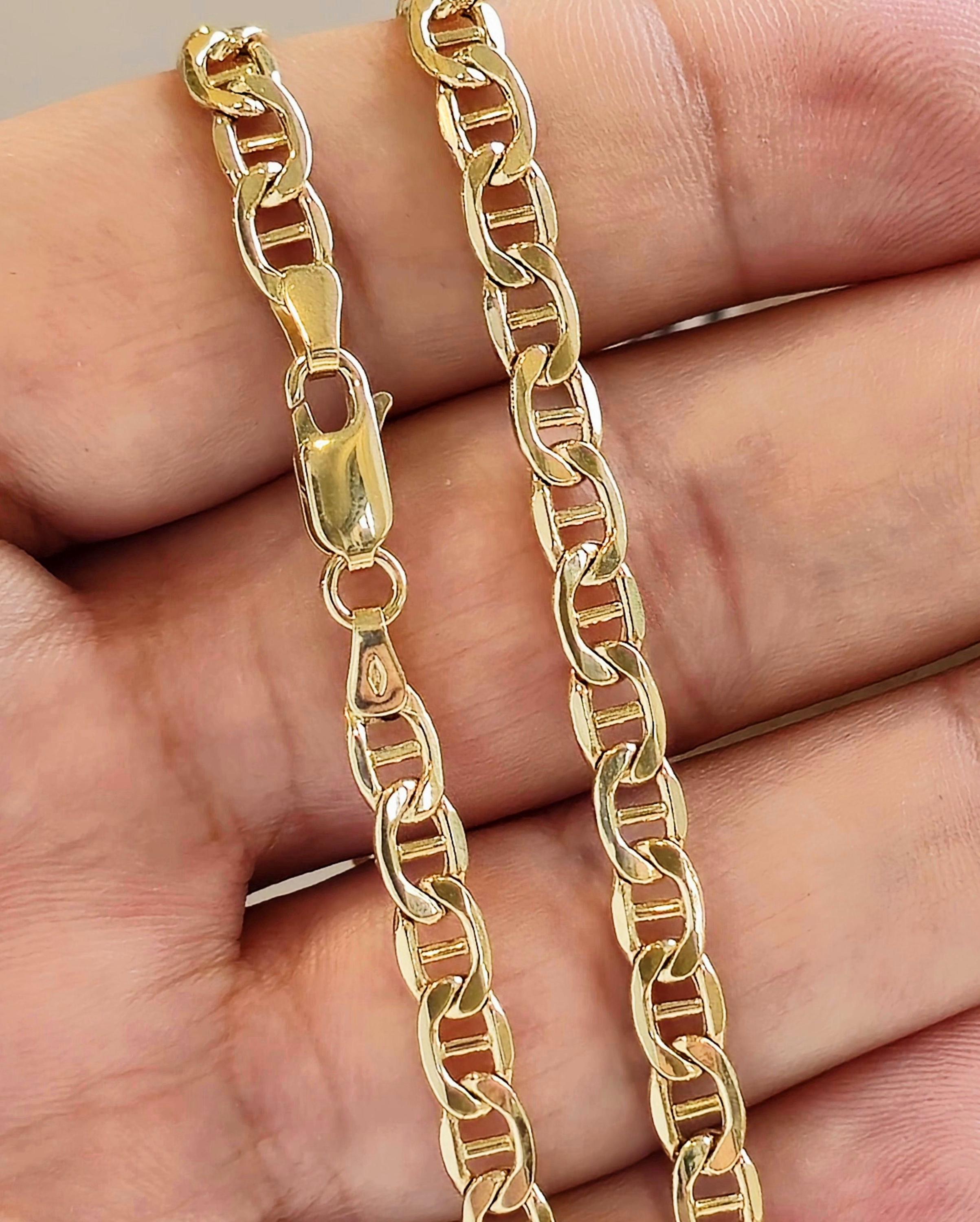 14K  Gold Tina Link Necklace