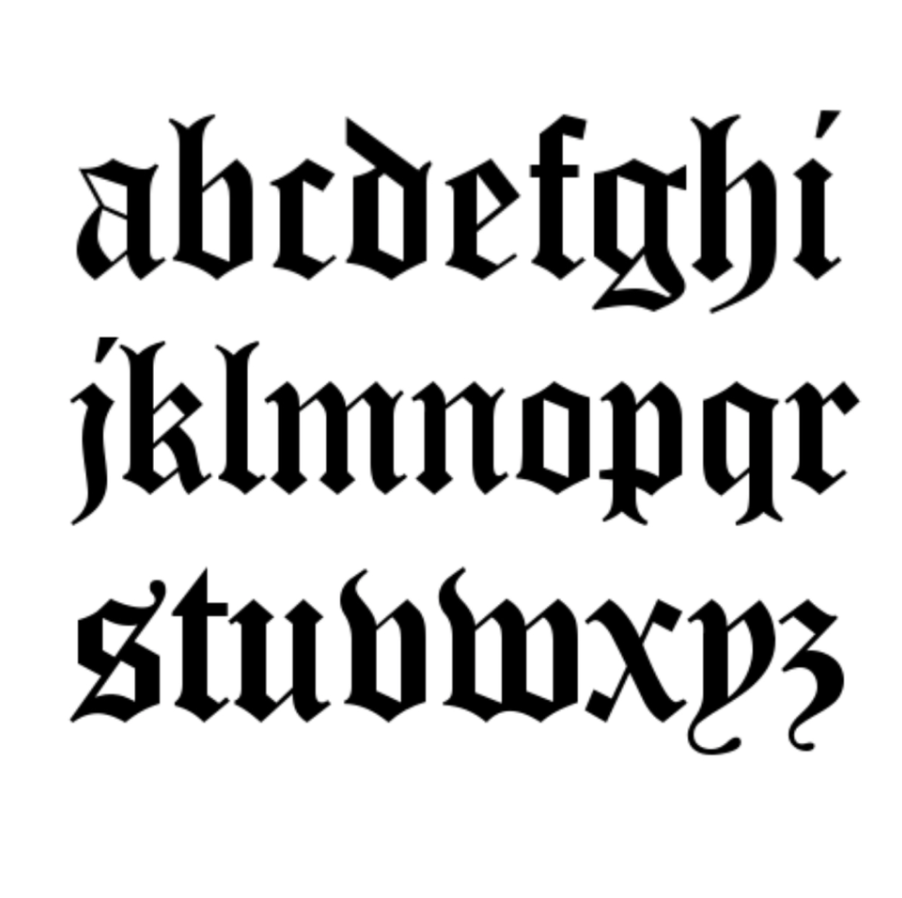 mini old english initial coin