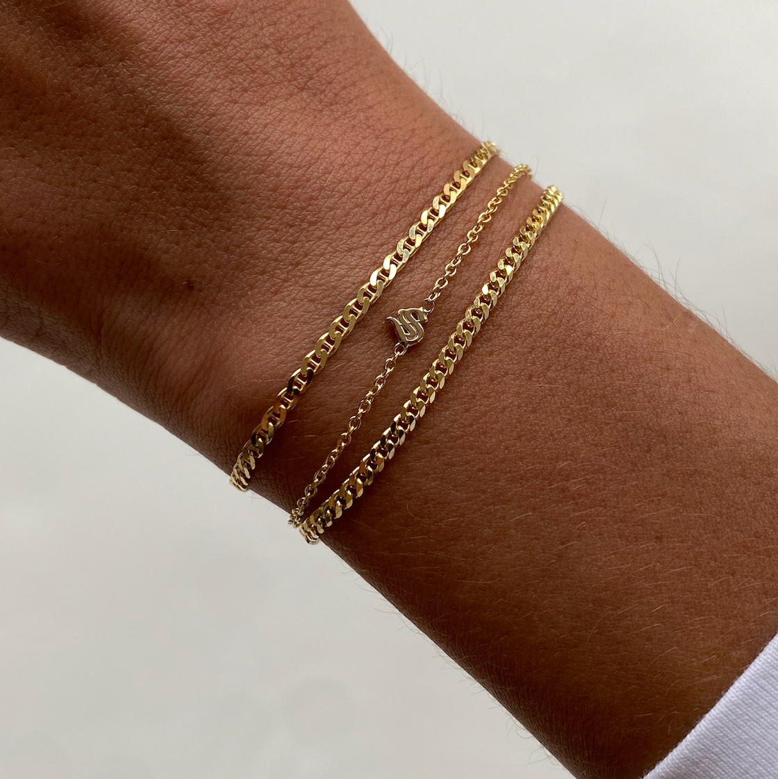 14k classic chain bracelet