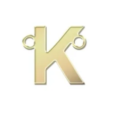 gold filled block initials