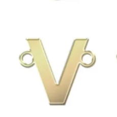gold filled block initials