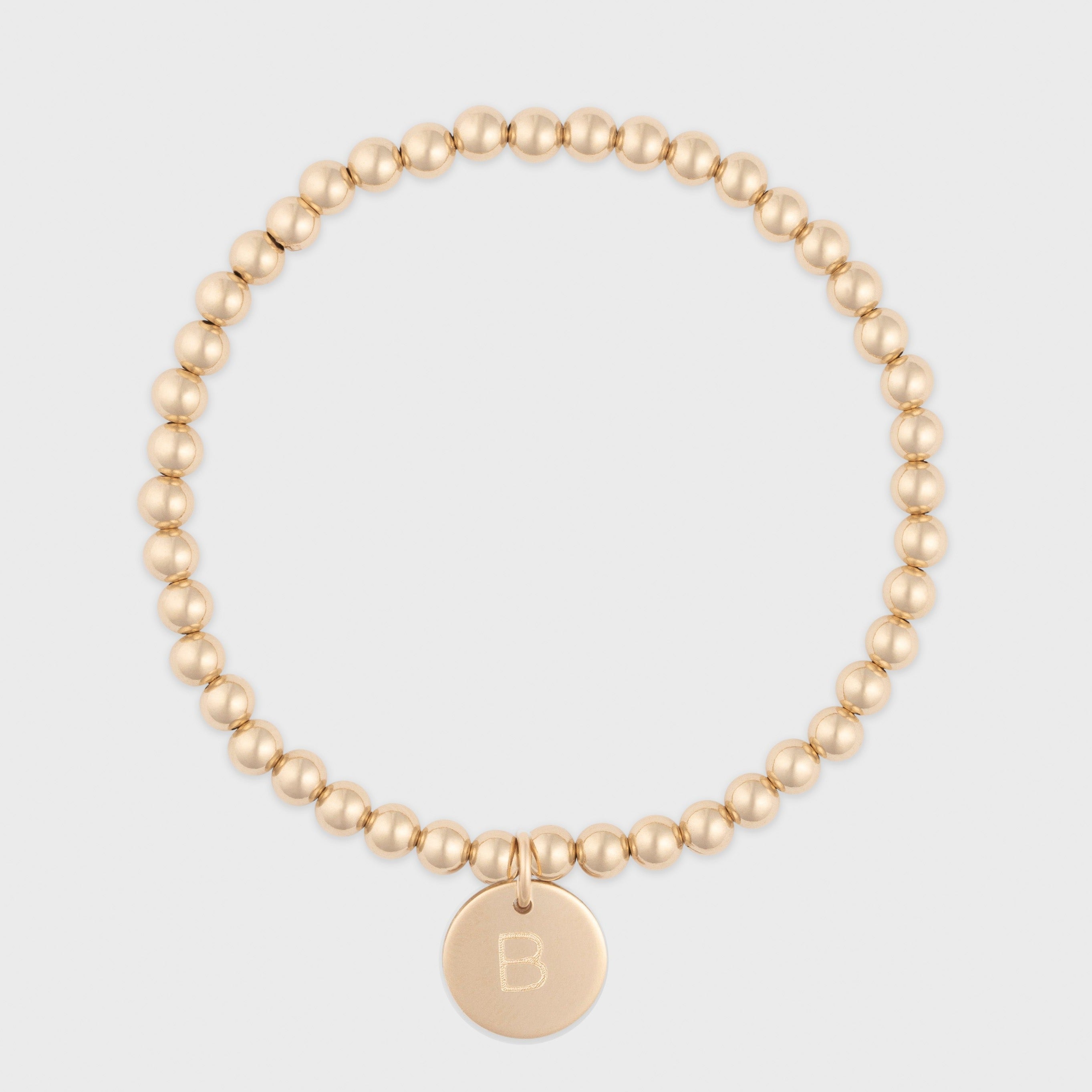 classic initial juno bracelet (4mm)