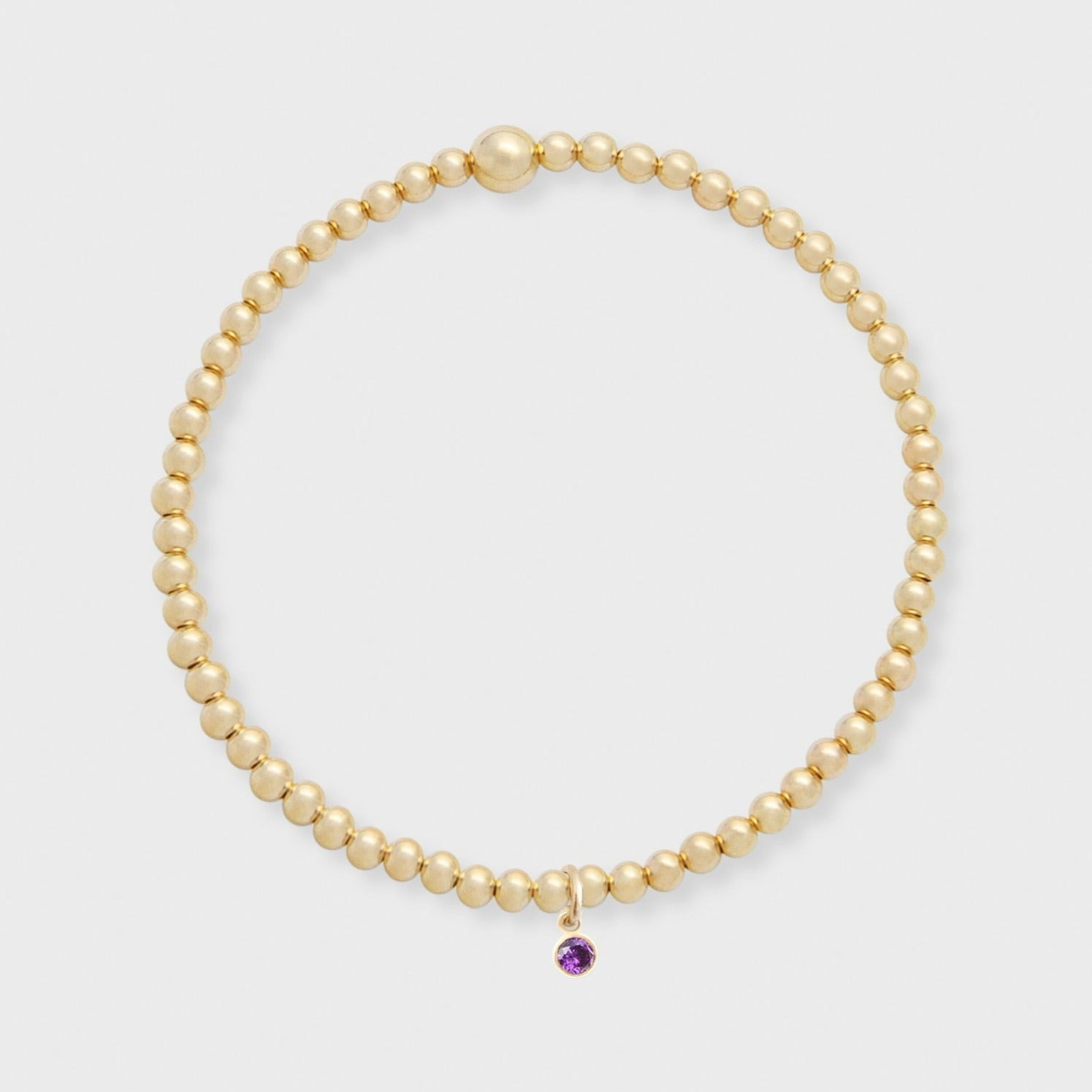 birthstone juno bracelet (3mm)