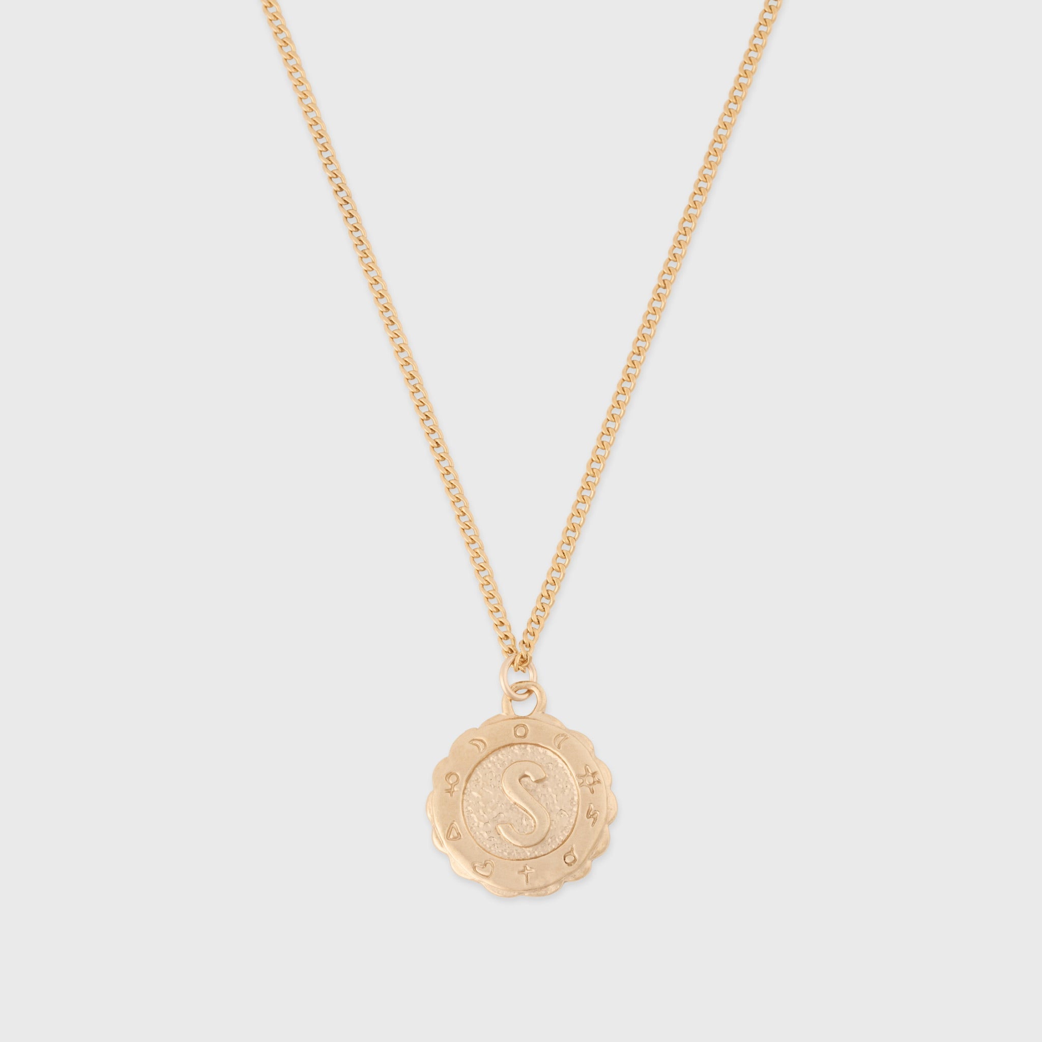 goddess initial necklace