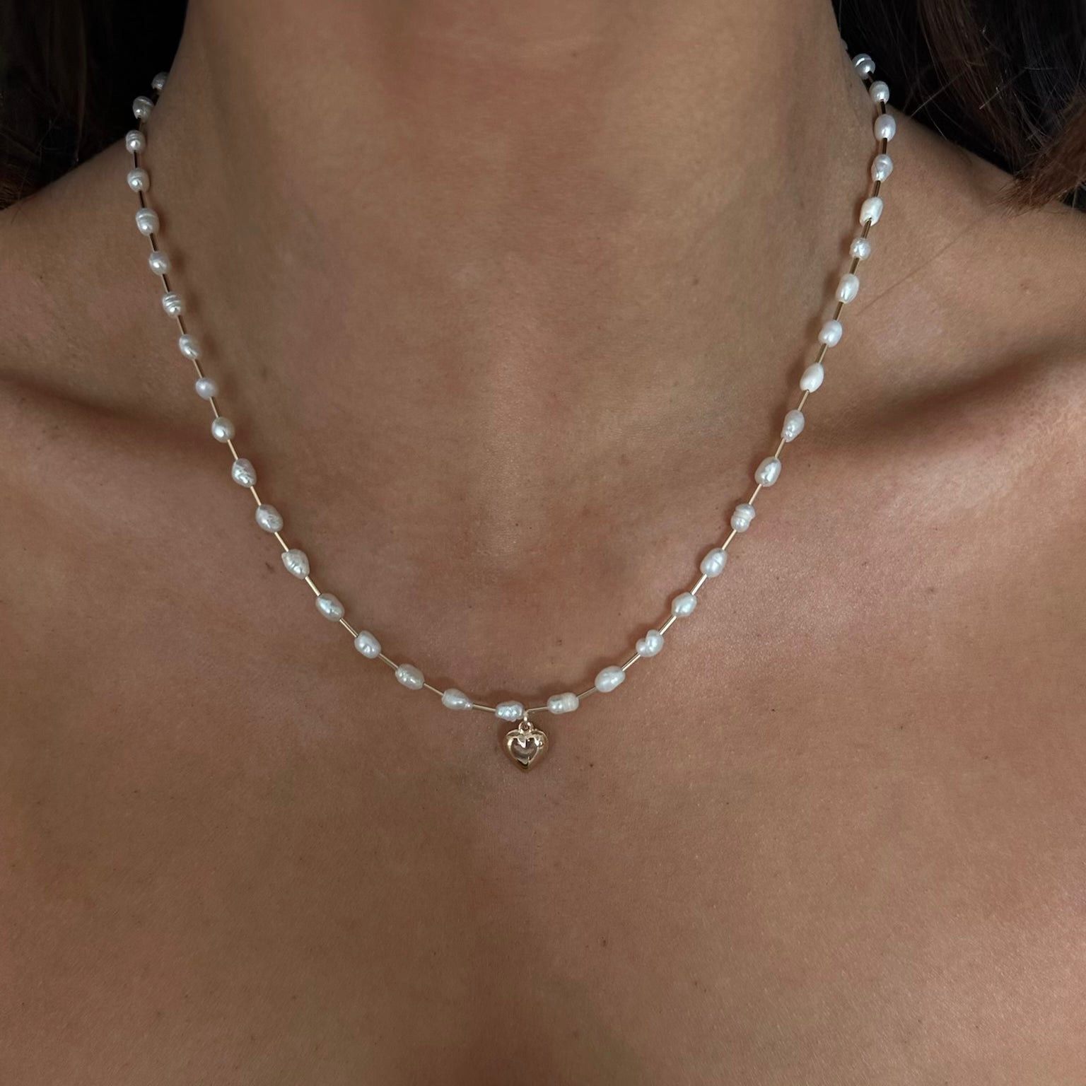 hamptons pearl necklace