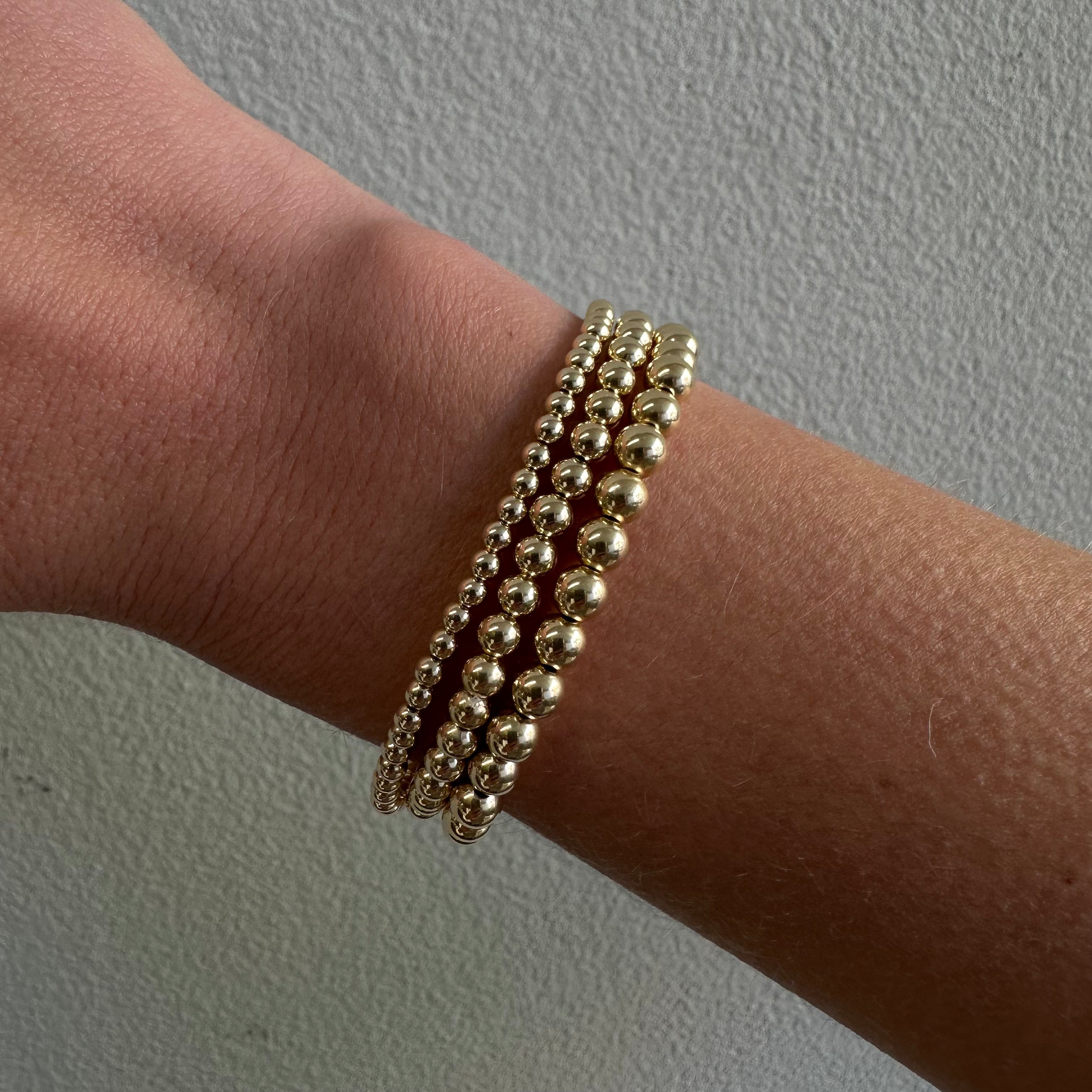 juno bracelet triple stack (3+4+5mm)